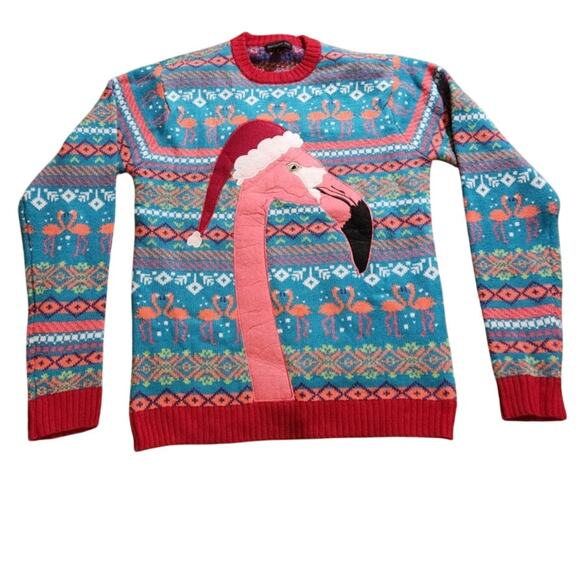 Blizzard Bay Other - Blizzard Bay Flamingo "Ugly Christmas Sweater"  Size Medium